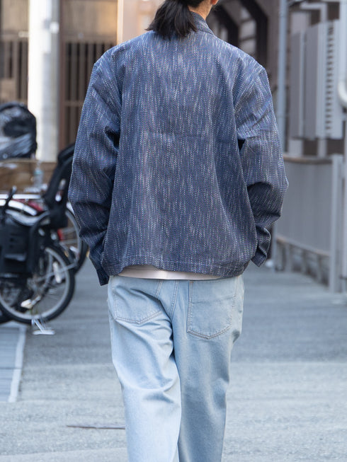 【KUON】"藍染刺し子野良着"