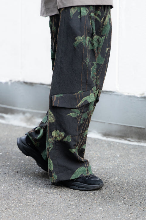 別注【Licht Bestreben】"蔦ジャガードシンフラップバギートラウザーズ"