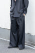 【ETHOSENS】"Super120's wool flannel squeeze slacks"