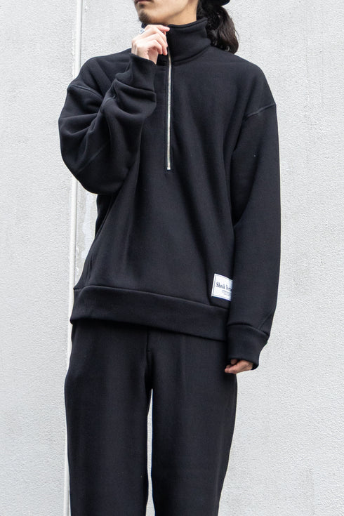 【SHEIK YERBOUTI】"HEAVY FLEECE HALF ZIP SWEAT SHIRT"