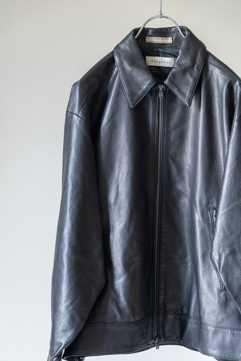 【tangenet】"Wagyu Leather Blouson"