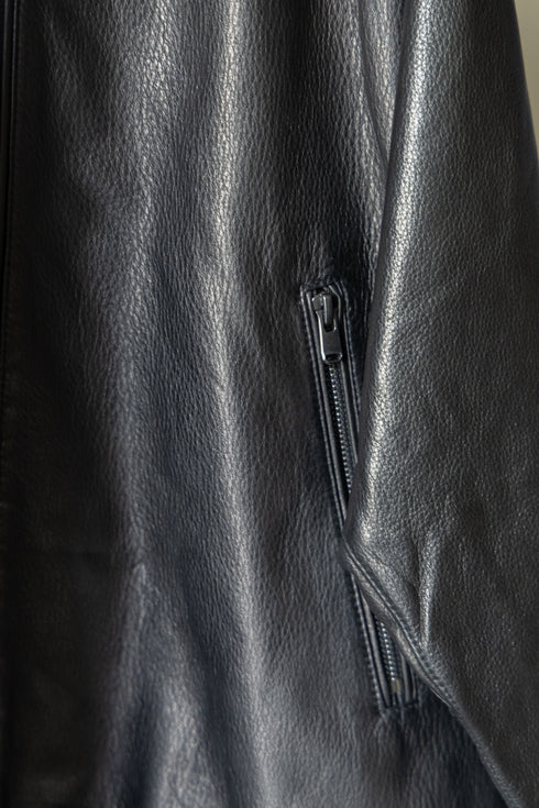 【tangenet】"Wagyu Leather Blouson"