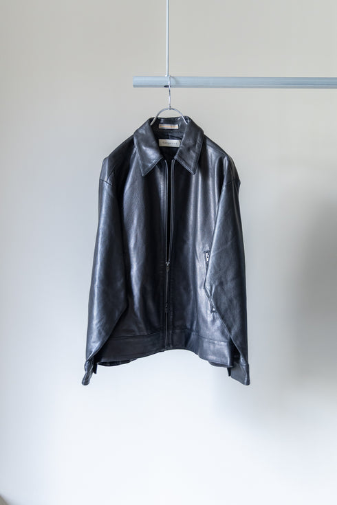 【tangenet】"Wagyu Leather Blouson"
