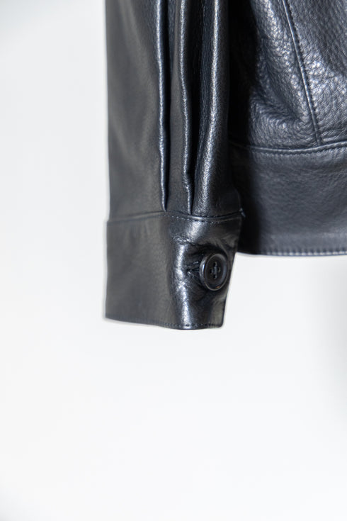【tangenet】"Wagyu Leather Blouson"