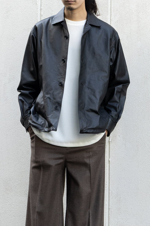 【tangenet】"Wagyu Leather Jacket"