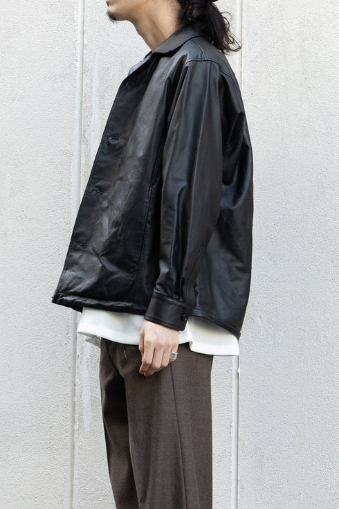 【tangenet】"Wagyu Leather Jacket"