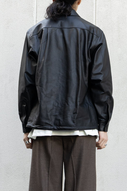 【tangenet】"Wagyu Leather Jacket"