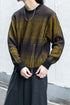 【TAUPE】"GRADATION ZIP CREW KNIT"