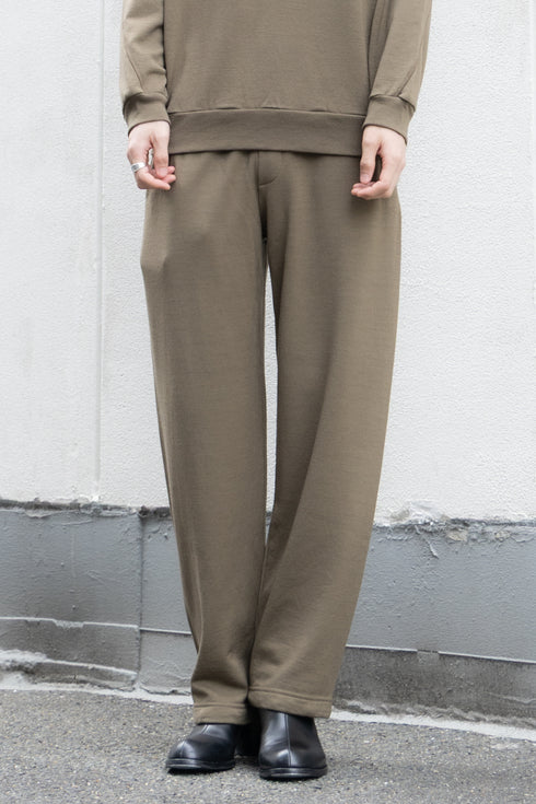 【SHEIK YERBOUTI】"WOOL FREECE EASY TROUSERS"