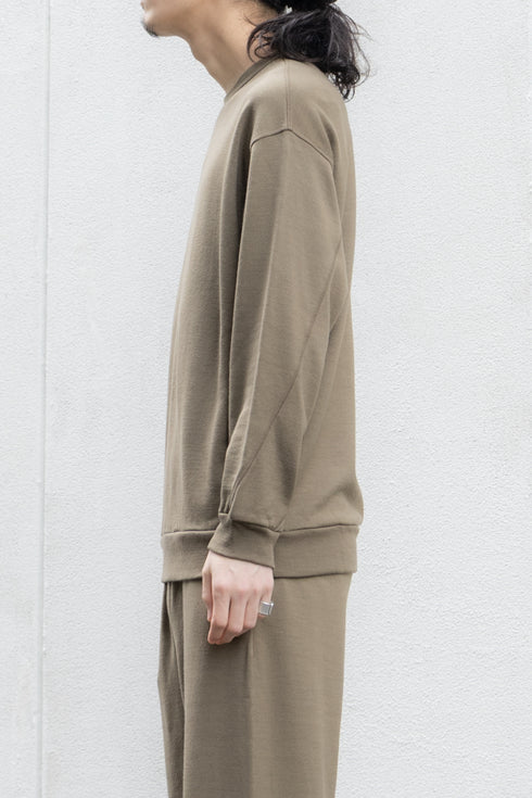 【SHEIK YERBOUTI】"WOOL FREECE CREW NECK SWEAT"