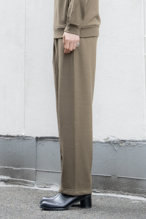 【SHEIK YERBOUTI】"WOOL FREECE EASY TROUSERS"