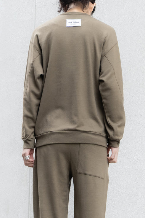 【SHEIK YERBOUTI】"WOOL FREECE CREW NECK SWEAT"