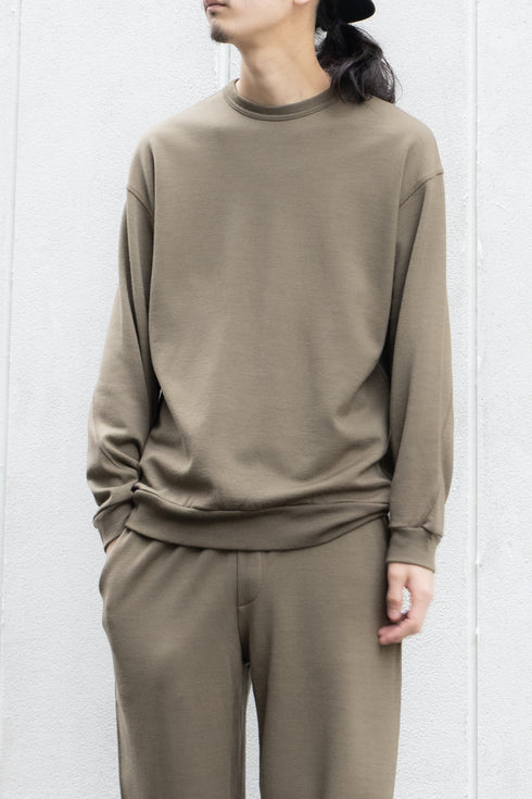 【SHEIK YERBOUTI】"WOOL FREECE CREW NECK SWEAT"