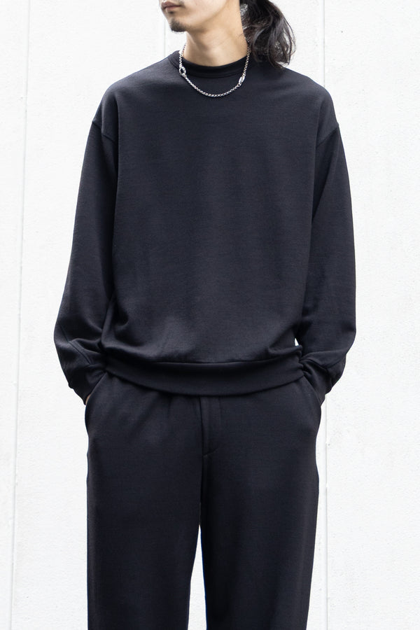 【SHEIK YERBOUTI】"WOOL FREECE CREW NECK SWEAT"