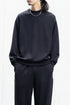 【SHEIK YERBOUTI】"WOOL FREECE CREW NECK SWEAT"