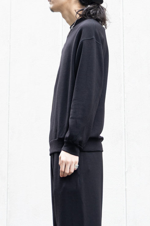 【SHEIK YERBOUTI】"WOOL FREECE CREW NECK SWEAT"