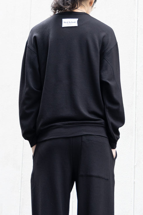 【SHEIK YERBOUTI】"WOOL FREECE CREW NECK SWEAT"
