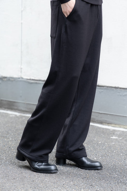 【SHEIK YERBOUTI】"WOOL FREECE EASY TROUSERS"