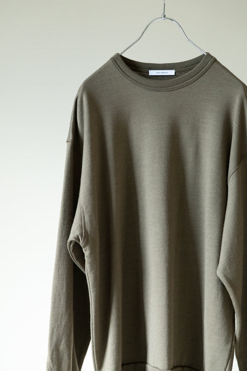 【SHEIK YERBOUTI】"WOOL FREECE CREW NECK SWEAT"