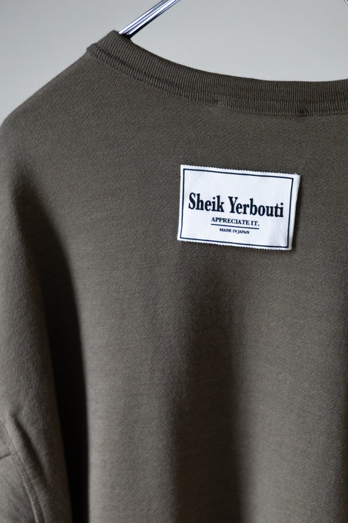 【SHEIK YERBOUTI】"WOOL FREECE CREW NECK SWEAT"