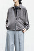 【CURLY&Co.】"KNIT SUEDE ZIP-UP BLOUSON"