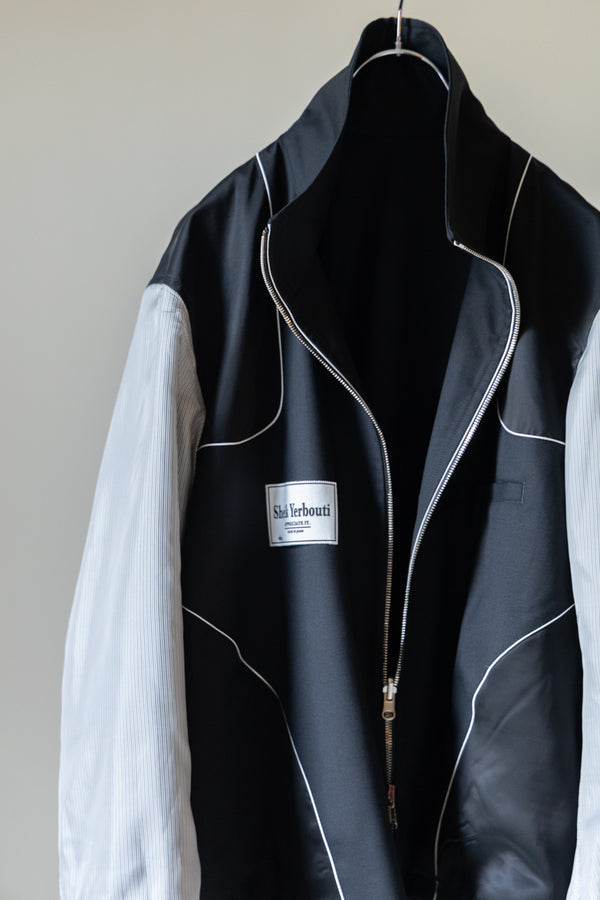 【SHEIK YERBOUTI】"Wool Reversible Track Jacket"
