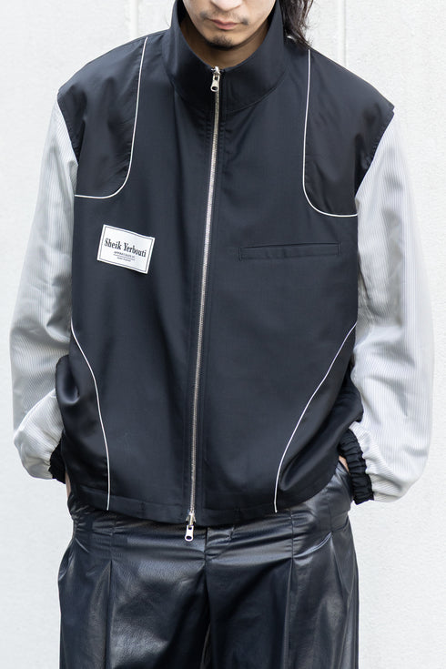 【SHEIK YERBOUTI】"WOOL REVERSIBLE TRACK JACKET"
