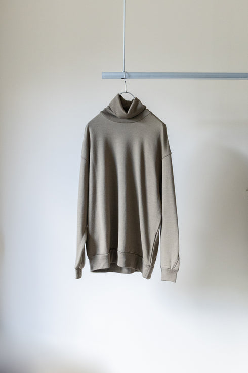 【SHEIK YERBOUTI】"WOOL FREECE HIGH NECK SWEAT"
