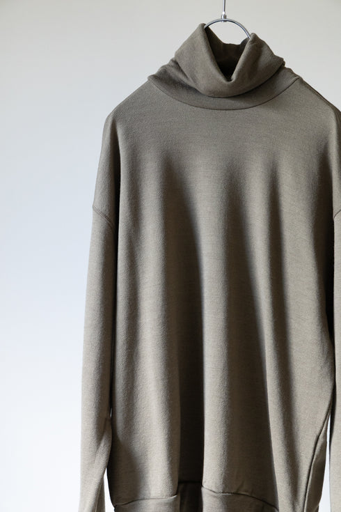 【SHEIK YERBOUTI】"WOOL FREECE HIGH NECK SWEAT"