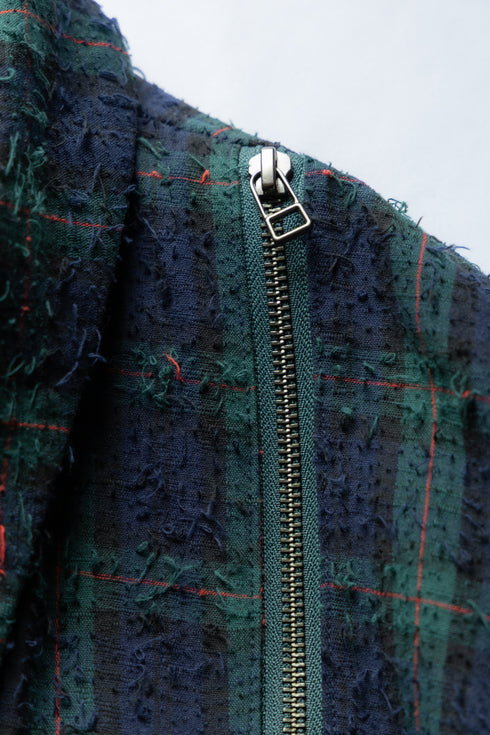【YUTA MATSUOKA】"Fork Needle Punch Coach Jacket"