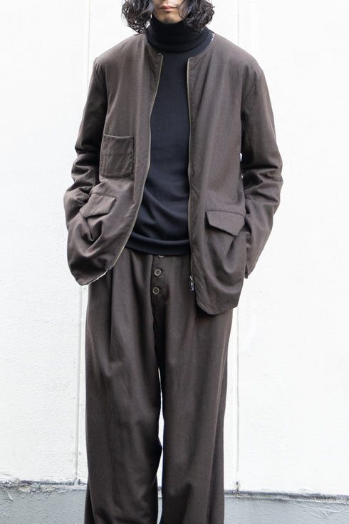 【YUTA MATSUOKA】"GENTLY CLOTH ZIP JACKET"