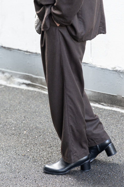 【YUTA MATSUOKA】"GENTLY CLOTH STRAIGHT PANTS"