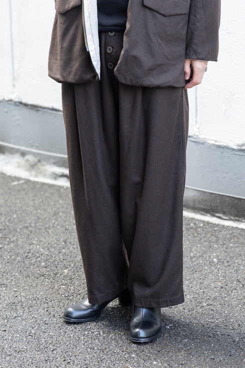 【YUTA MATSUOKA】"GENTLY CLOTH STRAIGHT PANTS"