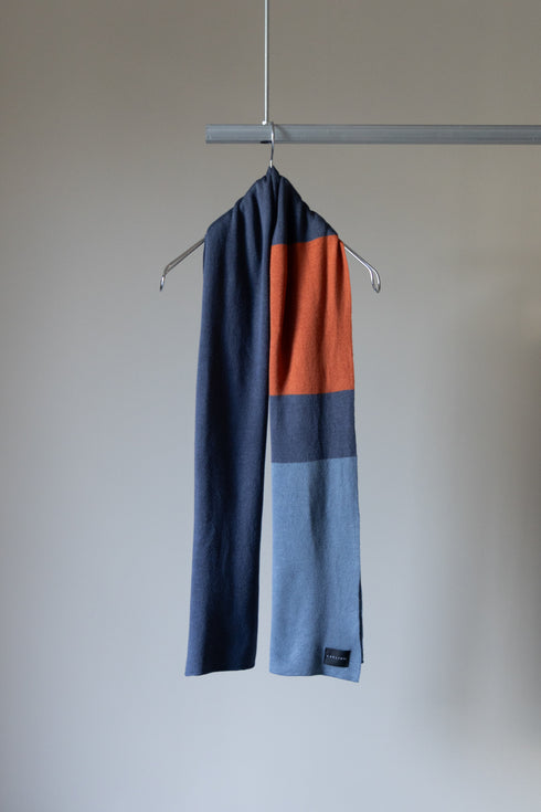 【CURLY&Co.】"PANEL COLOR SILK SCARF"
