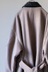 【THE JEAN PIERRE】"Leather Collar Coat"