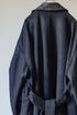 【THE JEAN PIERRE】"Leather Collar Coat"