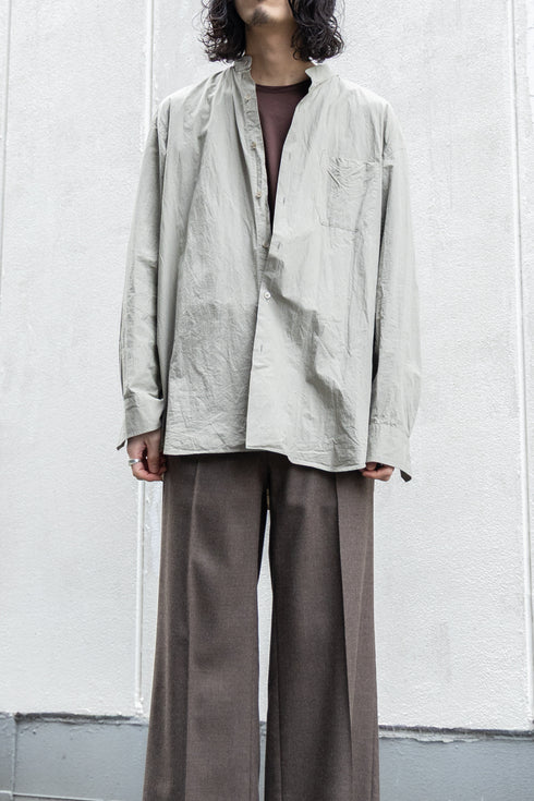 【YOKO SAKAMOTO】"BAND COLLAR SHIRT"