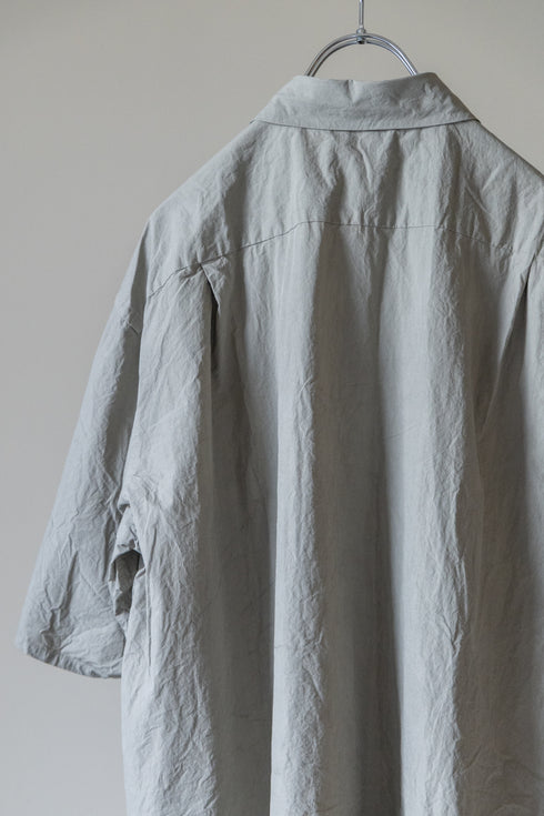 【YOKO SAKAMOTO】"REGULAR COLLAR SHORT SLEEVE SHIRT"
