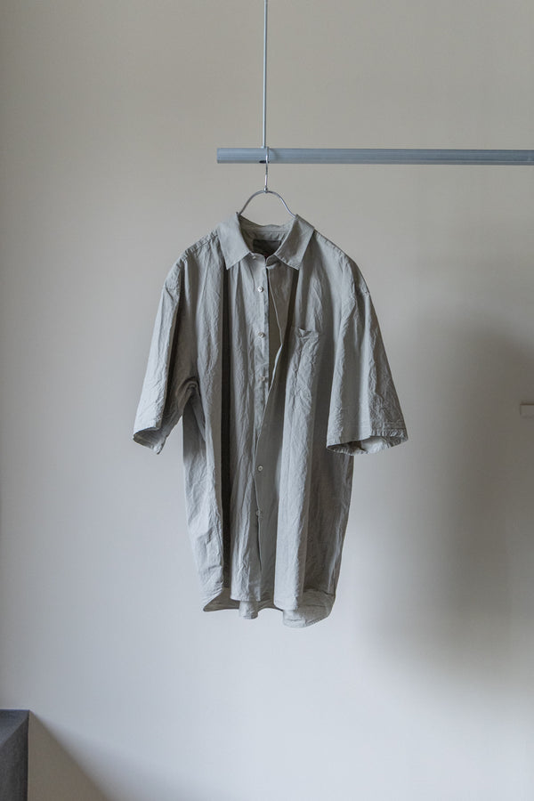 【YOKO SAKAMOTO】"REGULAR COLLAR SHORT SLEEVE SHIRT"