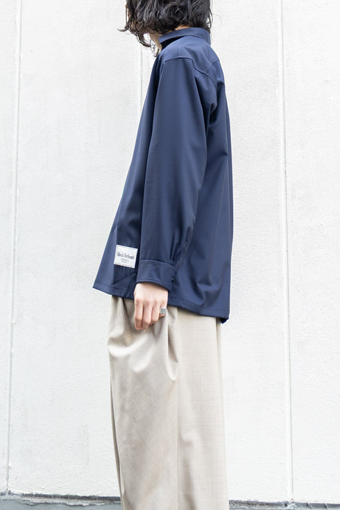 【SHEIK YERBOUTI】"SILK WOOL SKIPPER SHIRT"