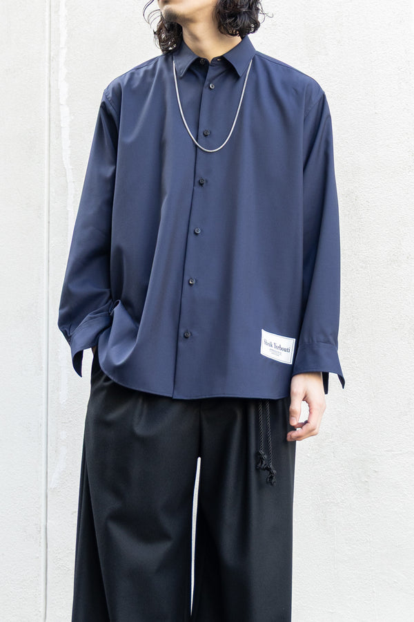 【SHEIK YERBOUTI】"SILK WOOL REGULAR SHIRT"