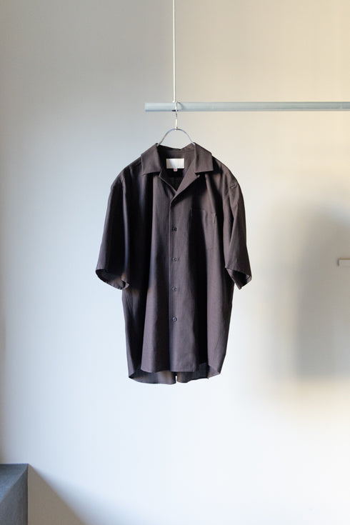 【YOKO SAKAMOTO】"OPEN COLLAR S/S SHIRT"