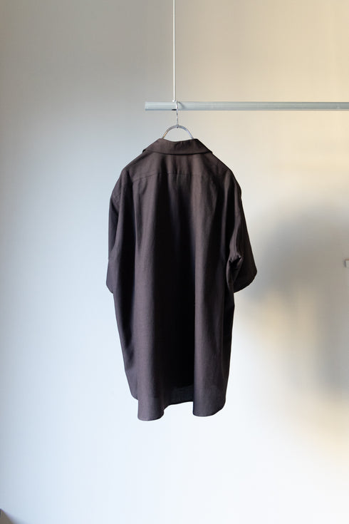 【YOKO SAKAMOTO】"OPEN COLLAR S/S SHIRT"