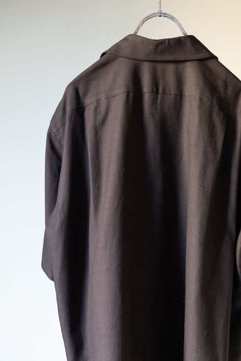 【YOKO SAKAMOTO】"OPEN COLLAR S/S SHIRT"
