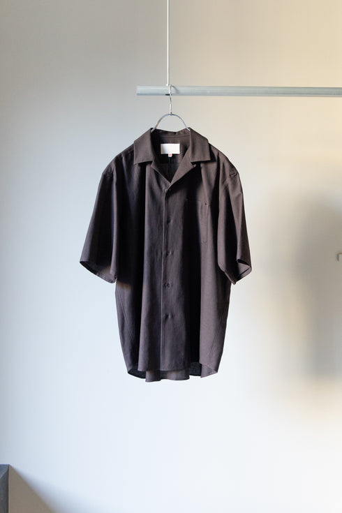 【YOKO SAKAMOTO】"OPEN COLLAR S/S SHIRT"