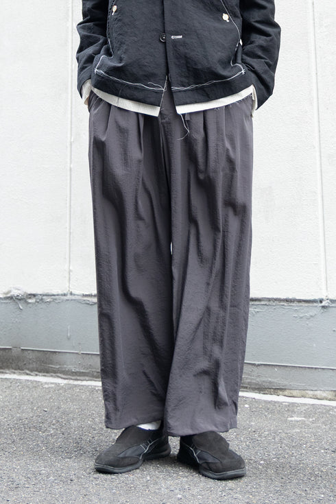 【Blanc YM】"Salt Shrink Cupro Browsing Pants"