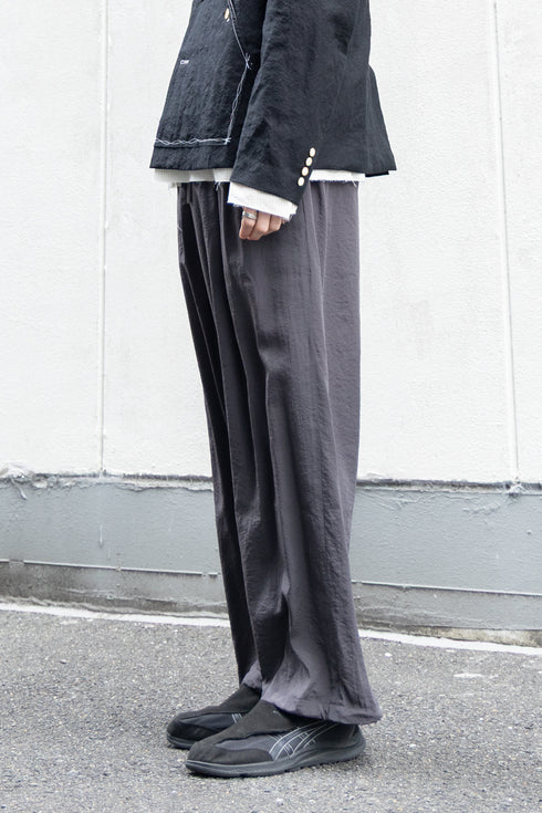 【Blanc YM】"Salt Shrink Cupro Browsing Pants"