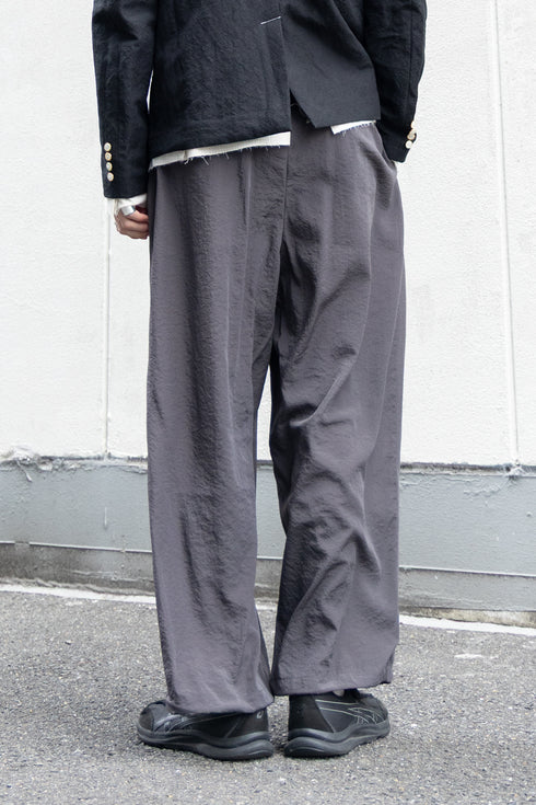 【Blanc YM】"Salt Shrink Cupro Browsing Pants"