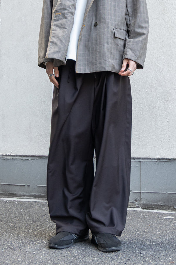 【Blanc YM】"Wool Mohair Browsing Pants"