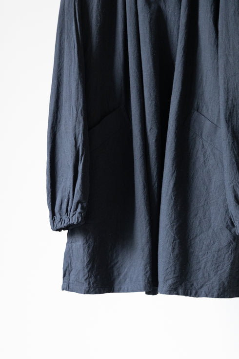 【YUTA MATSUOKA】"SHEETING DYED PLAIN WEAVEN SMOCK"